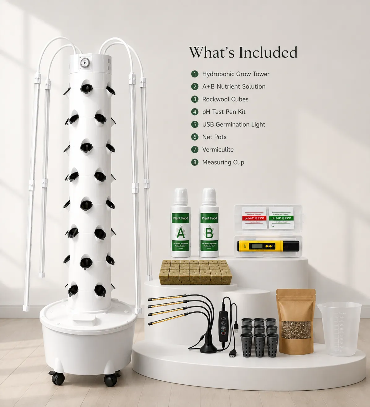 Yunzy V8 Hydroponic Tower