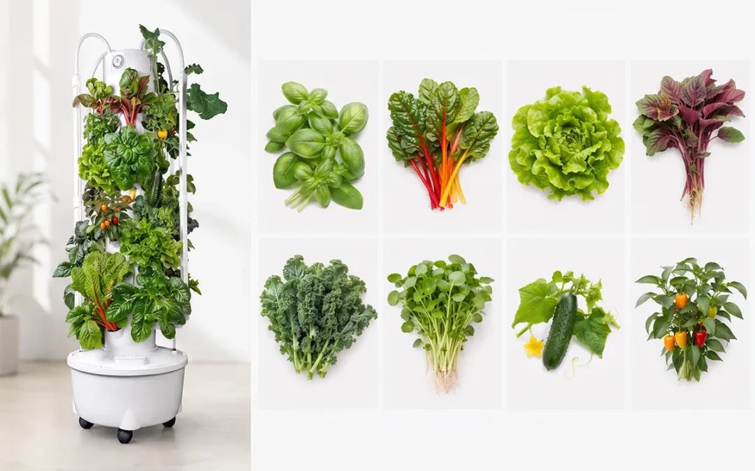 8 Best Summer Crops for a Hydroponic Tower Garden: Heat-Tolerant Vegetables and Herbs for the Yunzy V8