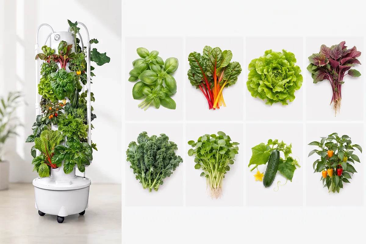 best summer crops hydroponic-tower garden