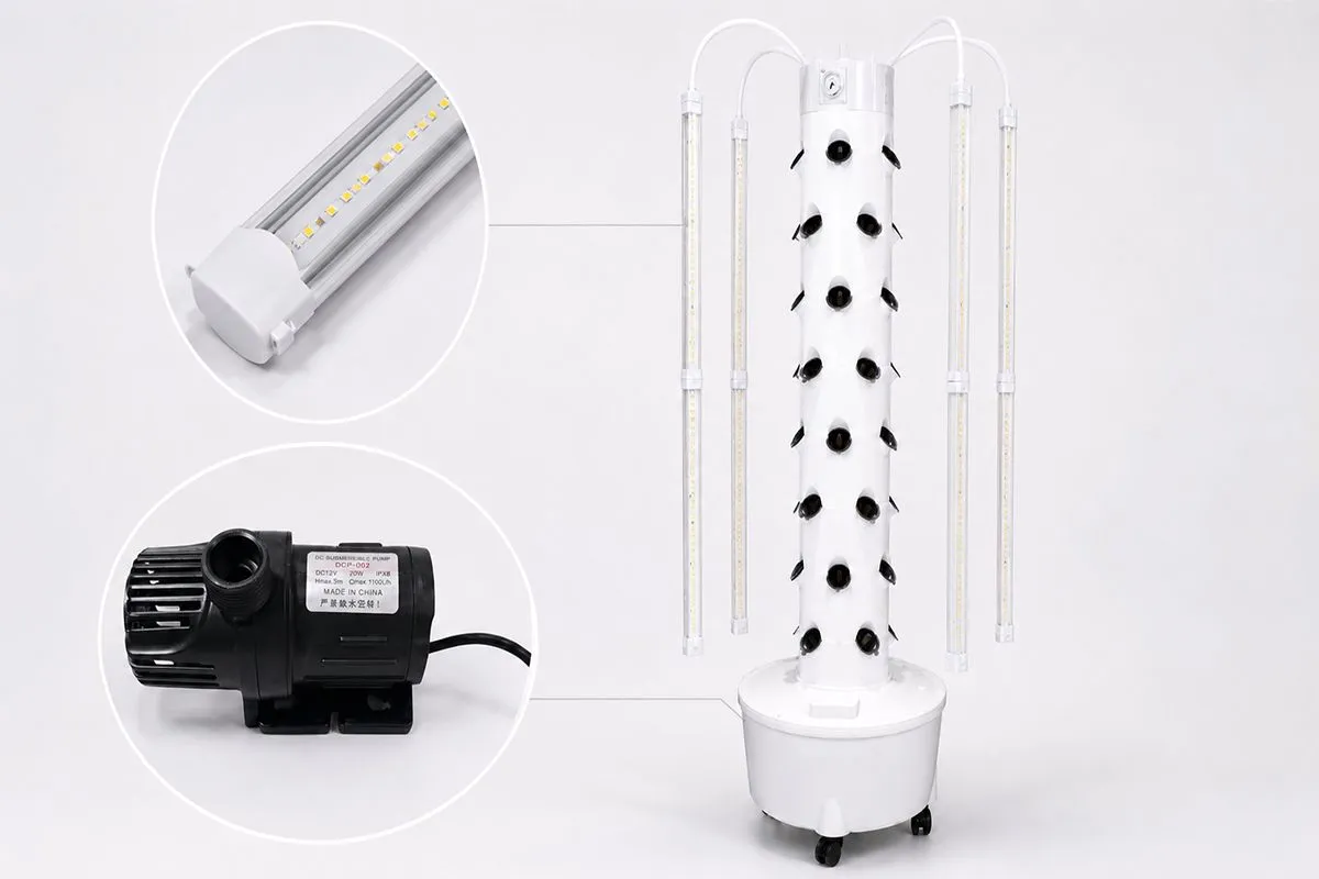 hydroponic garden tower electricity cost-1 hydroponic garden tower electricity cost-1