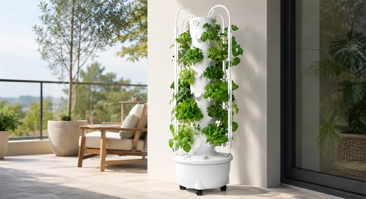 Hydroponic Tower Growing