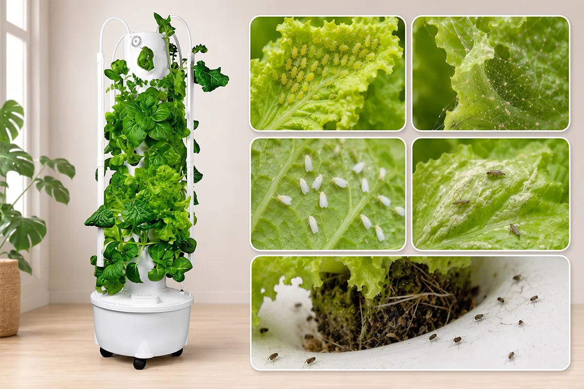hydroponic tower pest prevention maintenance