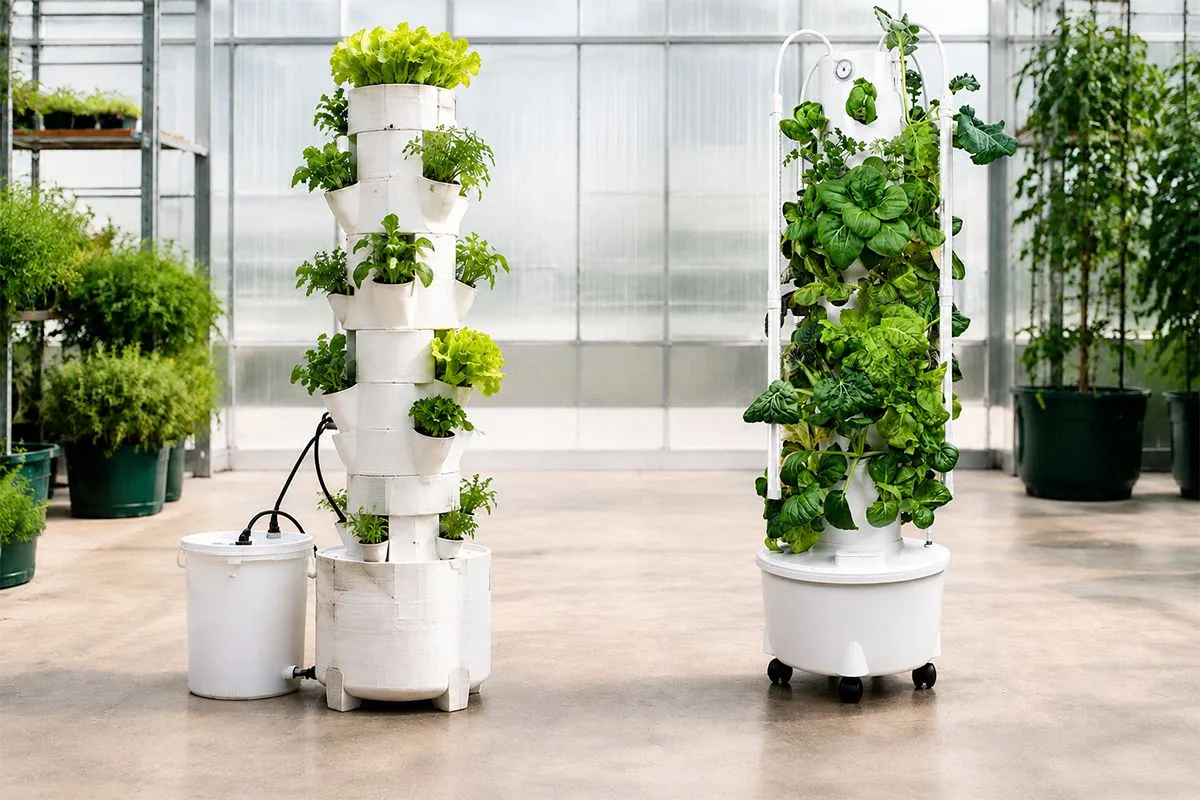 3d Printed vs Molded Hydroponic Towers 3d Printed vs Molded Hydroponic Towers
