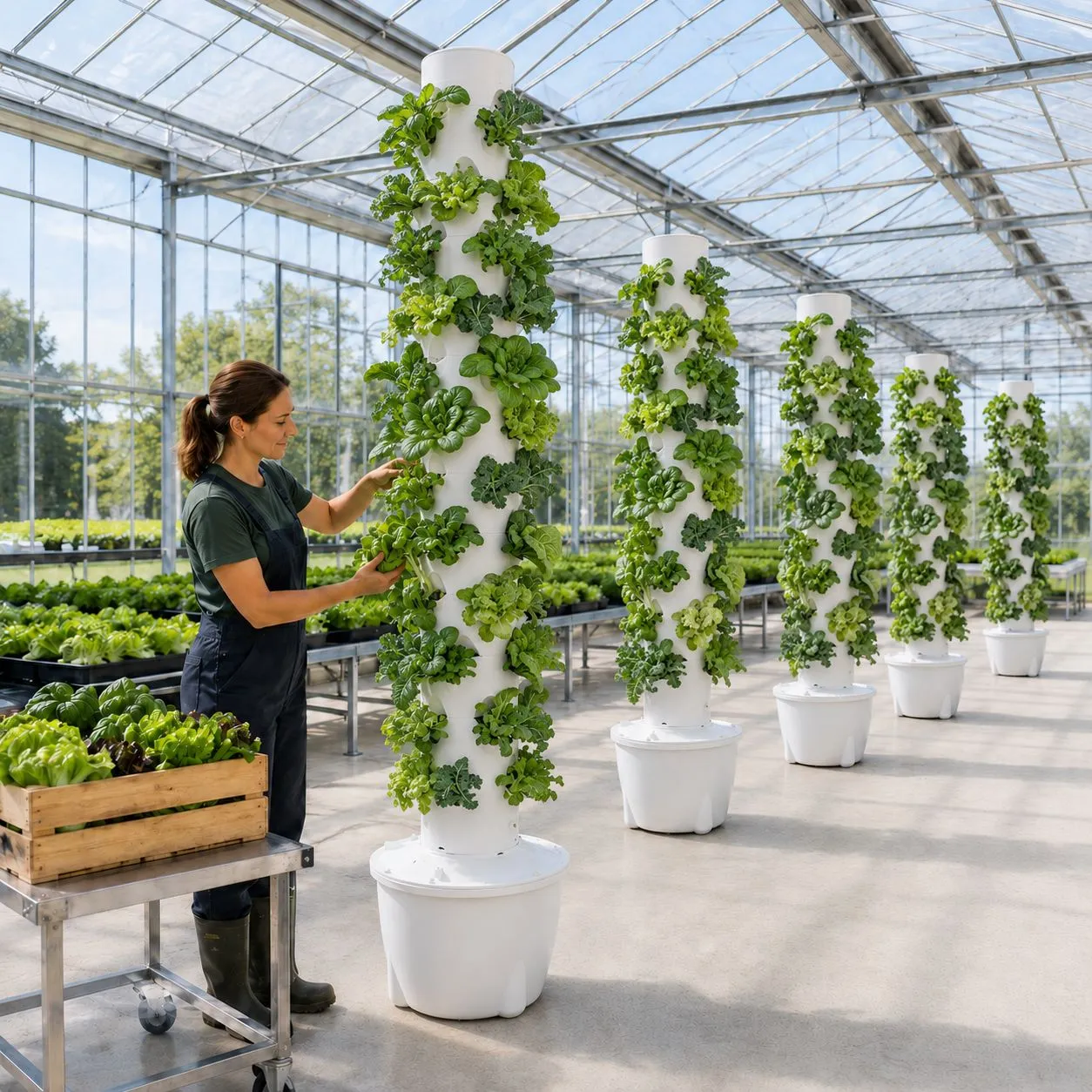 Yunzy V16 Outdoor Greenhouse Grow Tower