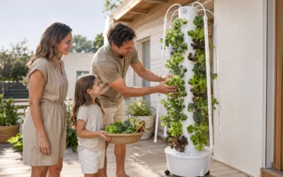 60 Plant Hydroponic Tower: How to Grow More Vegetables in Less Space