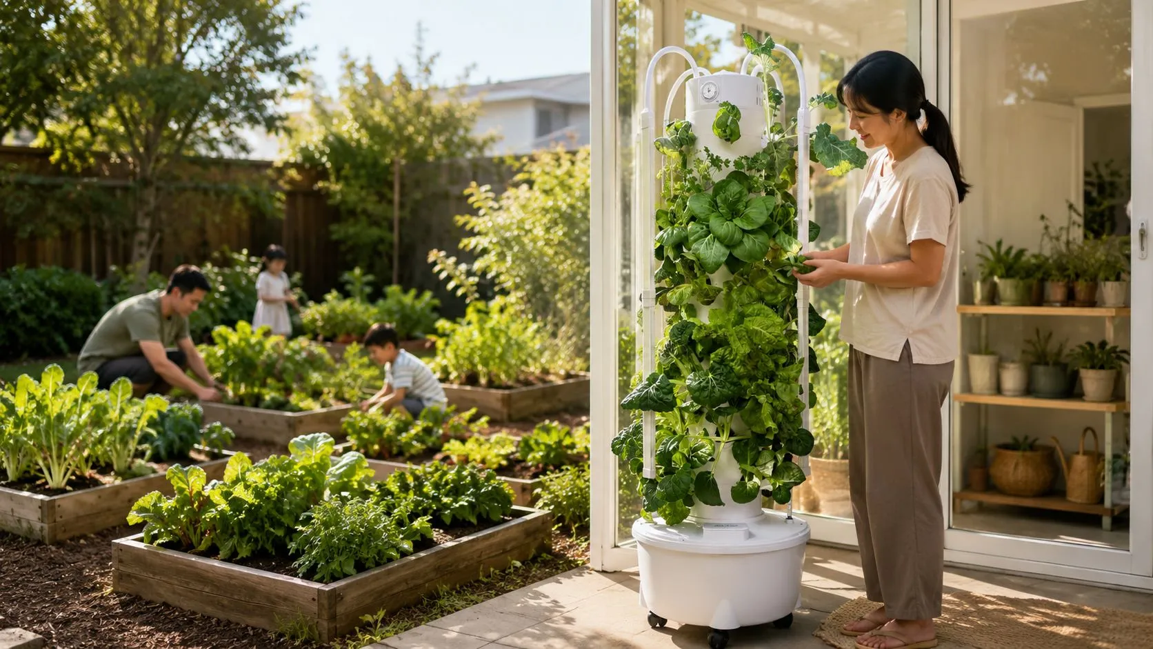 hydroponic tower vs nft-1