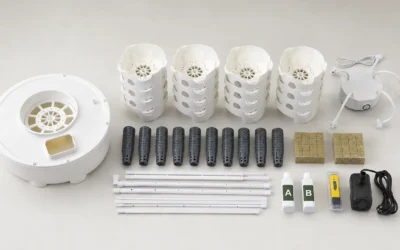Yunzy V16 Outdoor Hydroponic Tower: Grow Up to 80 Plants in One Vertical System