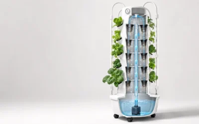 Yunzy V8 Hydroponic Tower: A Complete 40-Plant Garden for Home Growing